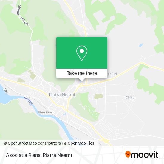 Asociatia Riana map