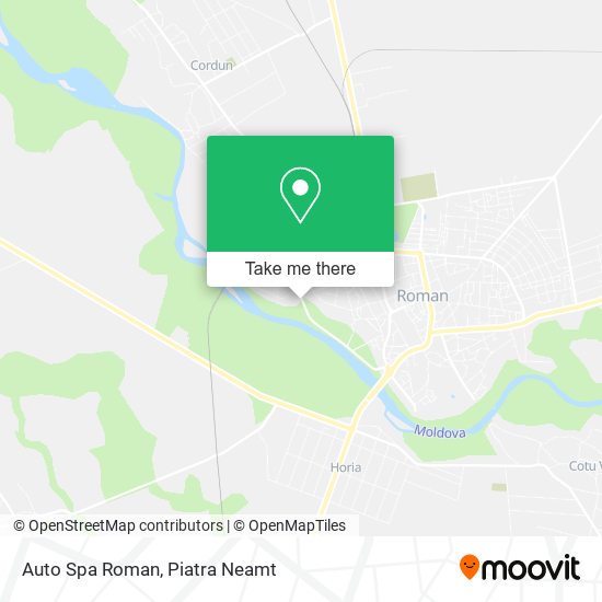 Auto Spa Roman map