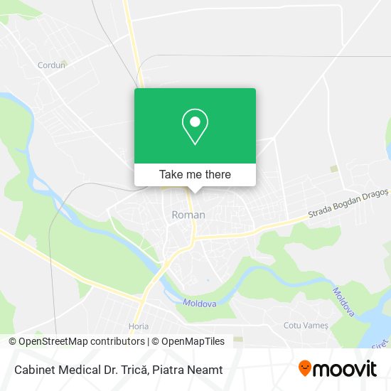 Cabinet Medical Dr. Trică map
