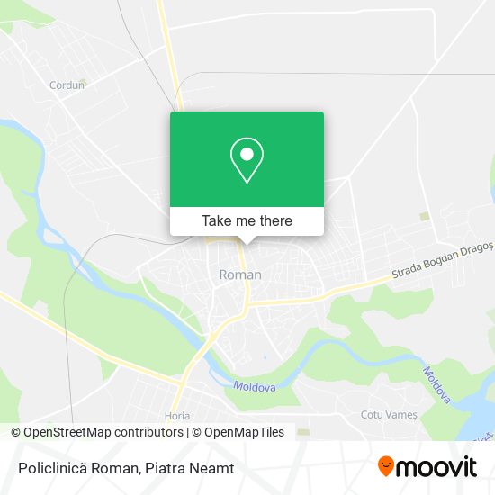 Policlinică Roman map
