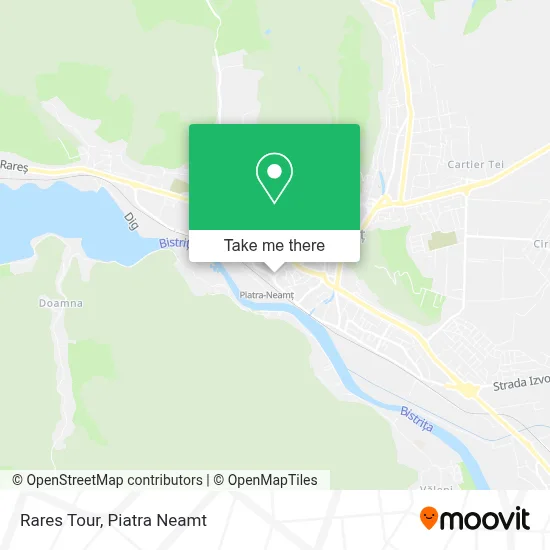 Rares Tour map