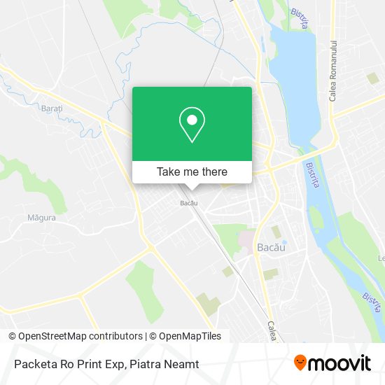 Packeta Ro Print Exp map