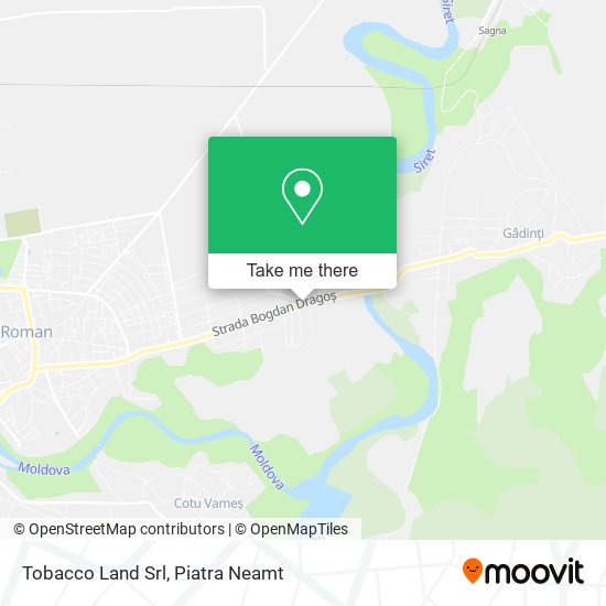 Tobacco Land Srl map