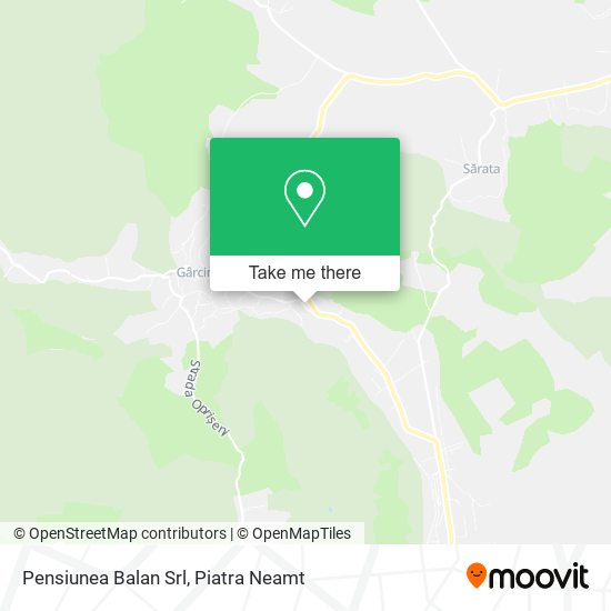 Pensiunea Balan Srl map