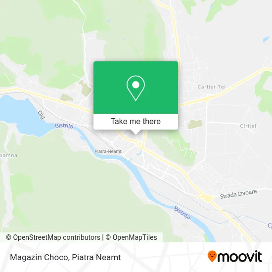 Magazin Choco map