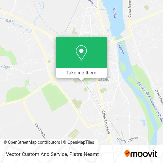 Vector Custom And Service map