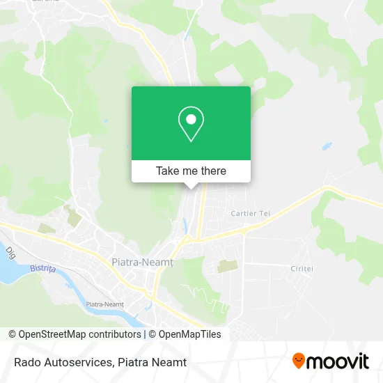 Rado Autoservices map