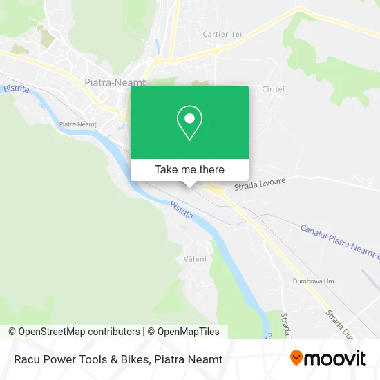 Racu Power Tools & Bikes map
