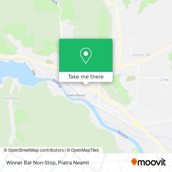 Winner Bar Non-Stop map