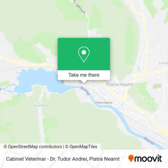 Cabinet Veterinar - Dr. Tudor Andrei map