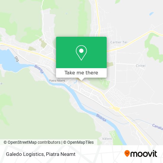 Galedo Logistics map