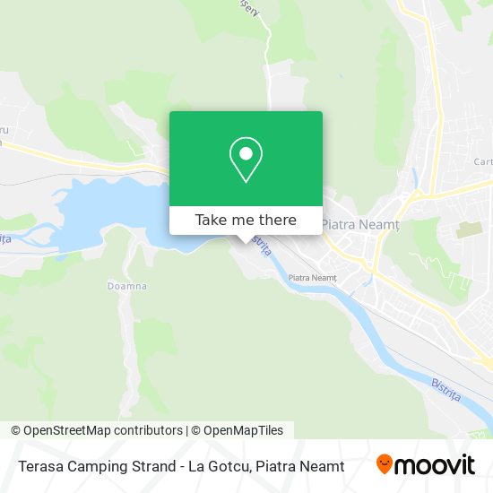 Terasa Camping Strand - La Gotcu map