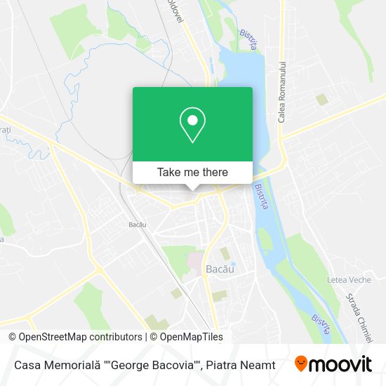 Casa Memorială ""George Bacovia"" map