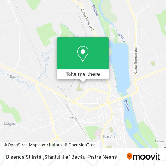Biserica Stilistă „Sfântul Ilie” Bacău map