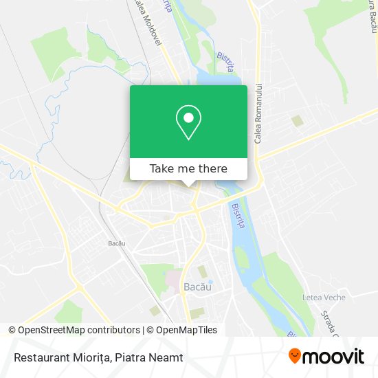 Restaurant Miorița map