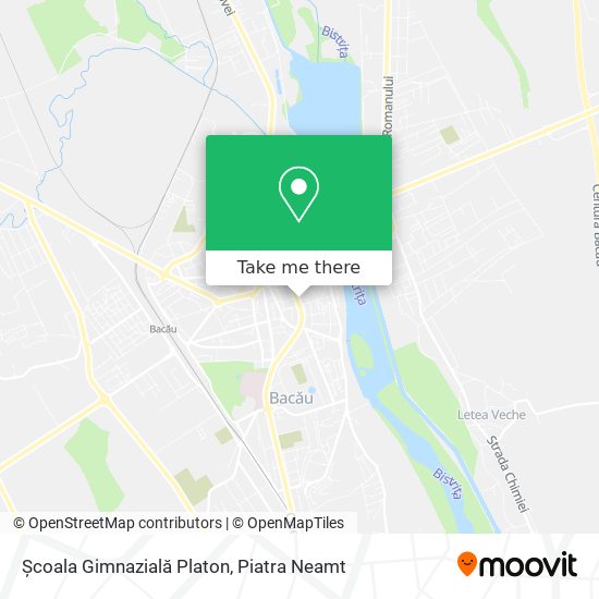 Școala Gimnazială Platon map