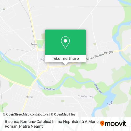 Biserica Romano-Catolică Inima Neprihănită A Mariei Roman map