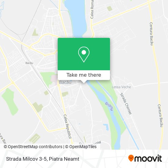Strada Milcov 3-5 map