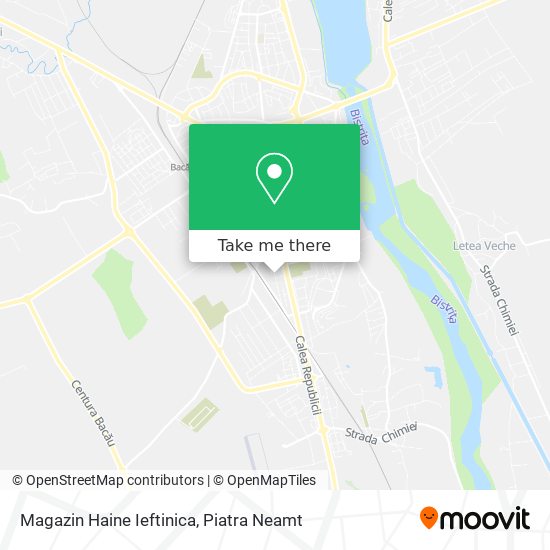 Magazin Haine Ieftinica map