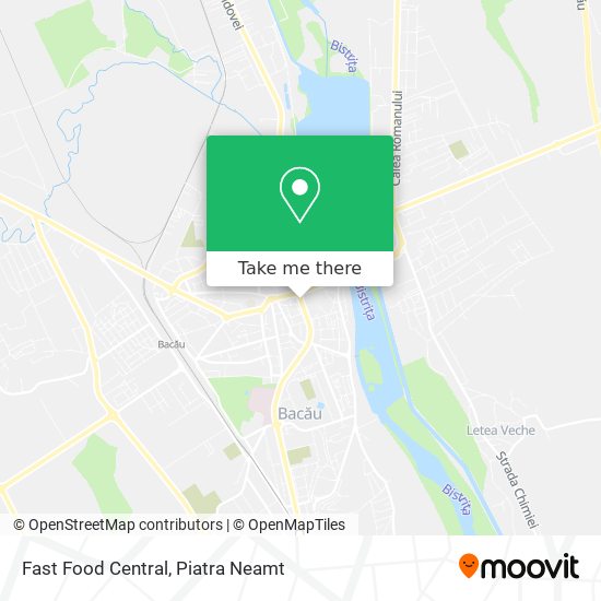 Fast Food Central map
