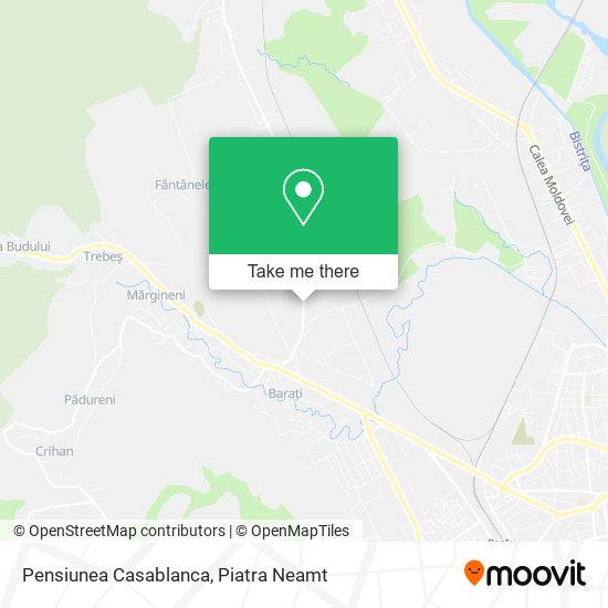 Pensiunea Casablanca map