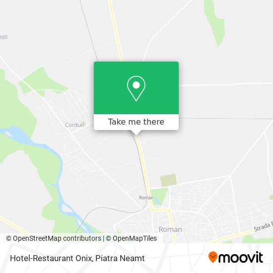 Hotel-Restaurant Onix map