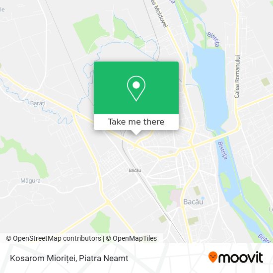 Kosarom Mioriței map