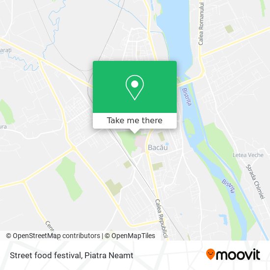 Street food festival map