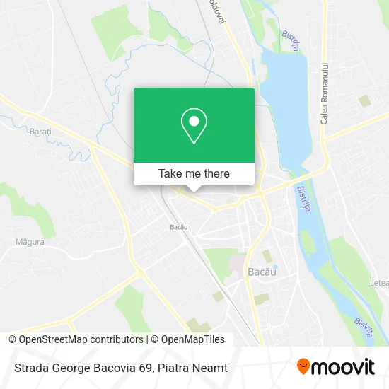 Strada George Bacovia 69 map