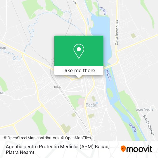 How to get to Agentia pentru Protectia Mediului APM Bacau by Bus