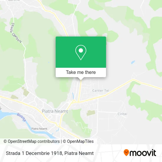 Strada 1 Decembrie 1918 map