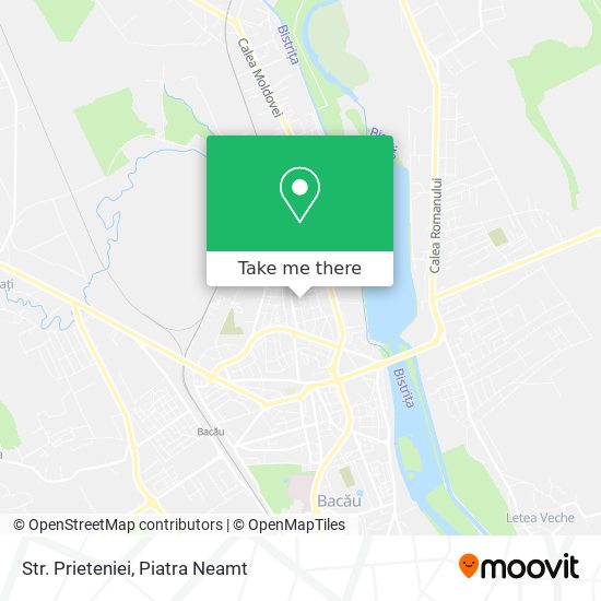 Str. Prieteniei map