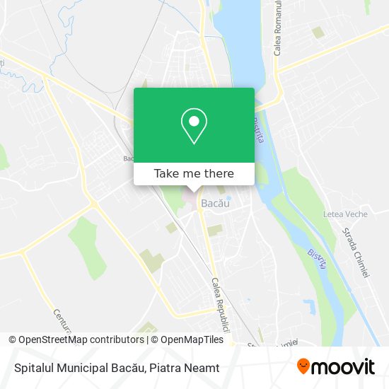 Spitalul Municipal Bacău map