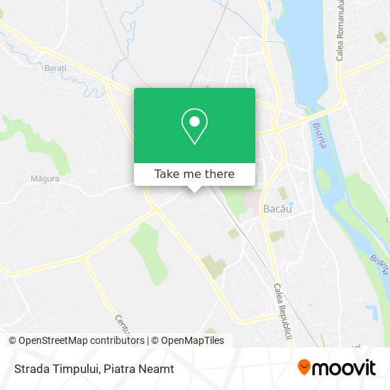 Strada Timpului map