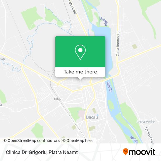 Clinica Dr. Grigoriu map