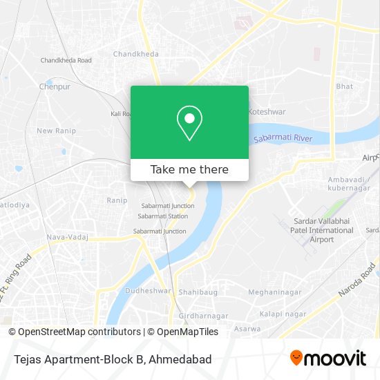 Tejas Apartment-Block B map