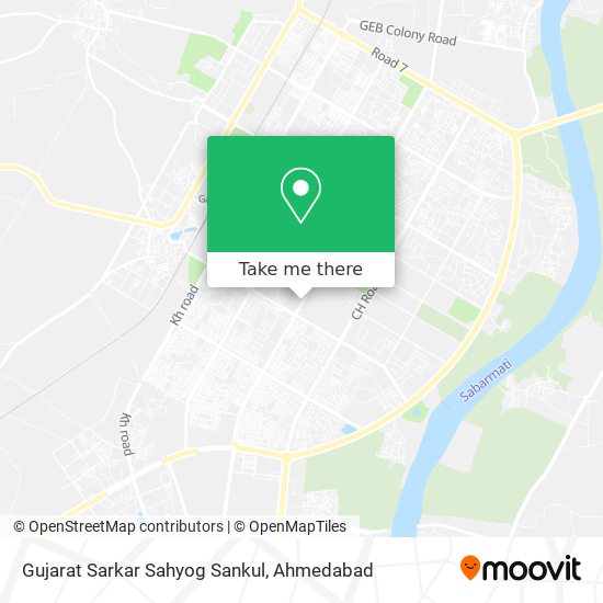 Gujarat Sarkar Sahyog Sankul map