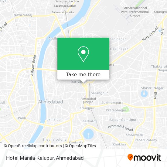 Hotel Manila-Kalupur map