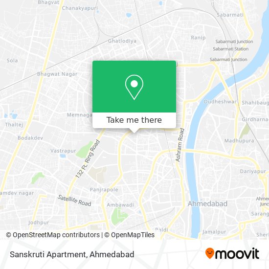 Sanskruti Apartment map