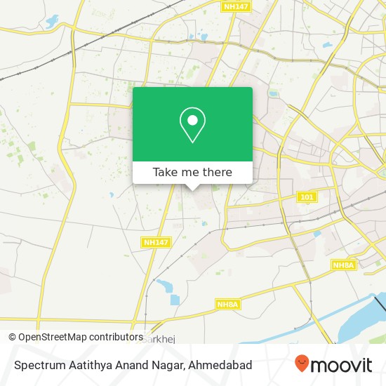 Spectrum Aatithya Anand Nagar map