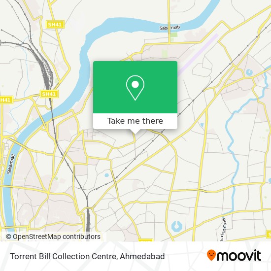 Torrent Bill Collection Centre map