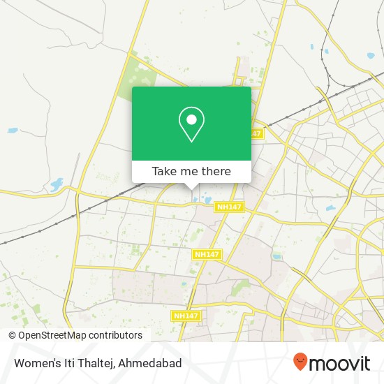 Women's Iti Thaltej map