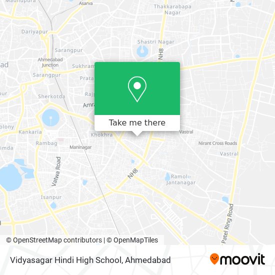 Vidyasagar Hindi High School map