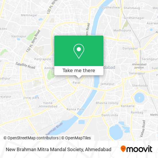 New Brahman Mitra Mandal Society map