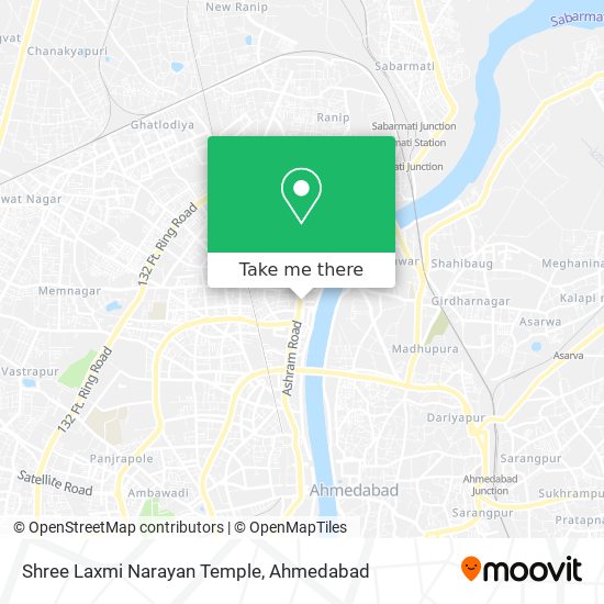 Shree Laxmi Narayan Temple map