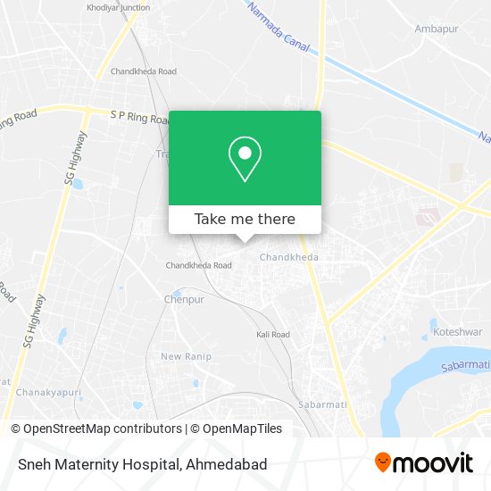 Sneh Maternity Hospital map