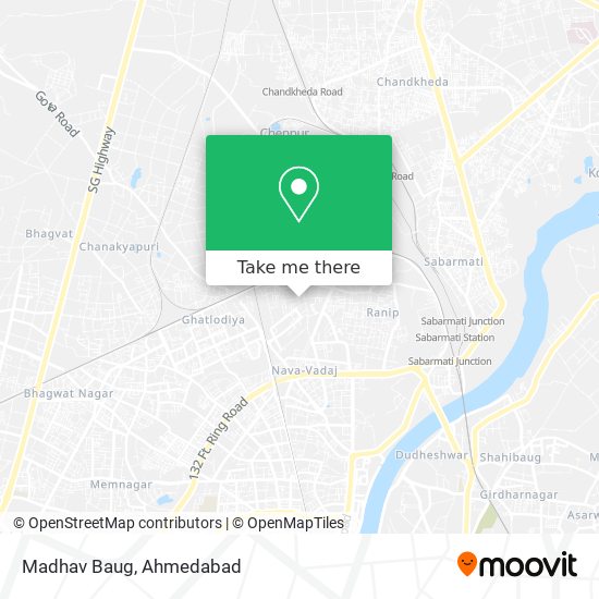 Madhav Baug map