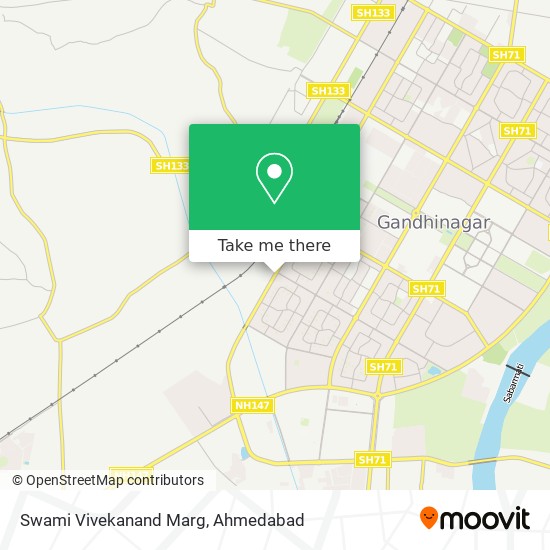 Swami Vivekanand Marg map