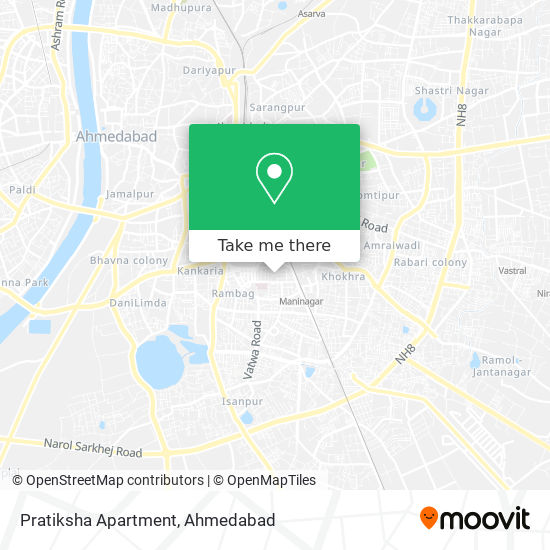 Pratiksha Apartment map