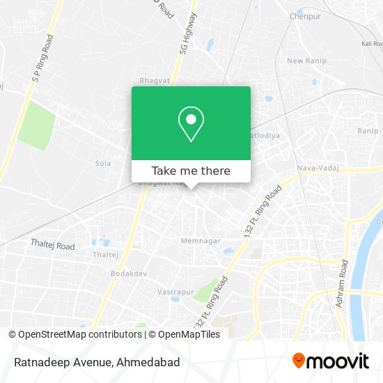 Ratnadeep Avenue map